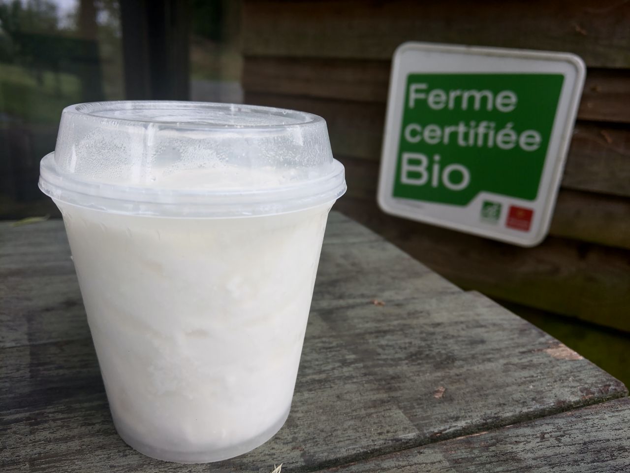 Fromage bio faisselle - Fromageriefermieredeschenes